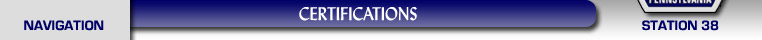 Certifications