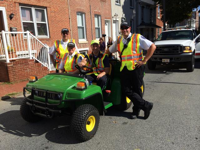 Thorndale Fire Police at the PA State Fireman's Parade in West Chester 9/28/13