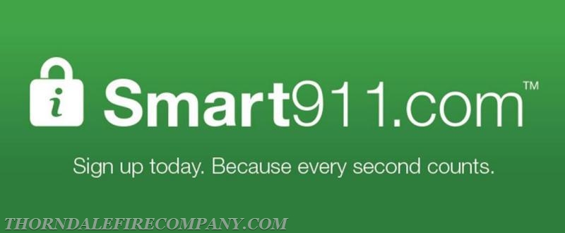 Chester County Introduces Smart911 - Thorndale Fire Company